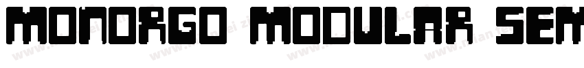 MONO-RGO MODULAR Sem字体转换
